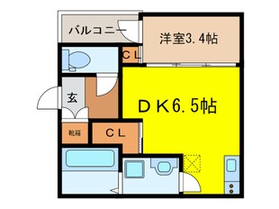 DiiRA鳴海の物件間取画像